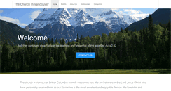Desktop Screenshot of churchinvancouver.org